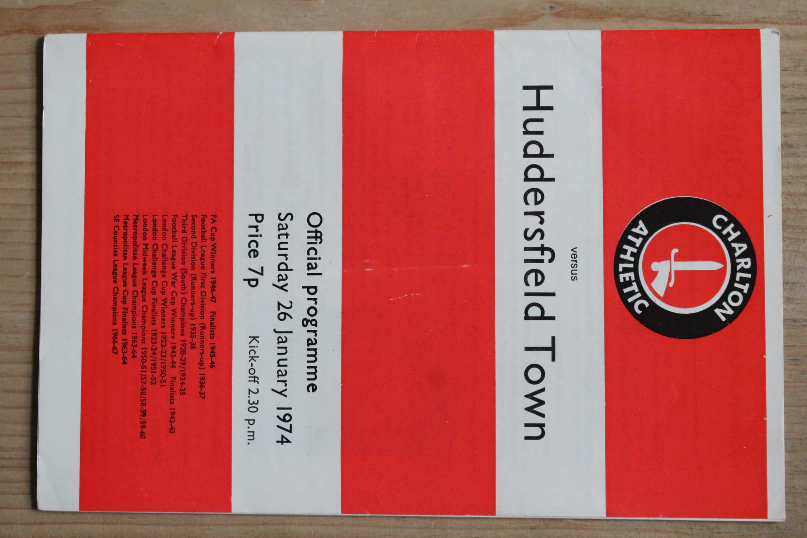 Charlton Athletic FC v Huddersfield Town FC